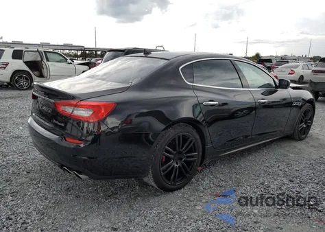2016 Maserati Quattroporte S z USA, uszkodzony, nr VIN ZAM56RRA1G1167018